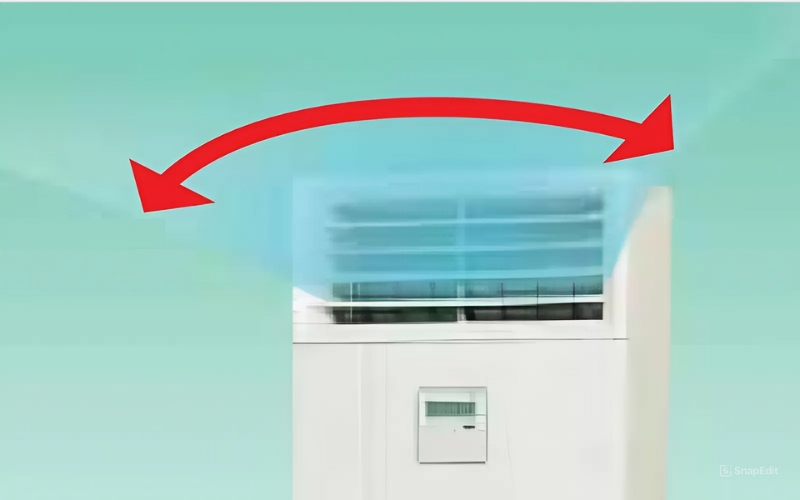 Lưu lượng gió mạnh và rộng